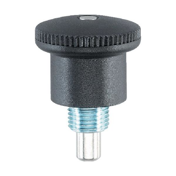 ロームヘルド・ハルダー HALDER インデックスボルト ミニタイプ ホールド機構付 鋼鉄亜鉛メッキ 22110.0034 1個（直送品）