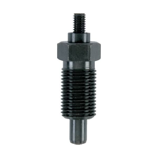 HALDER インデックスボルト 六角カラー付 ノブなしスチール 呼び寸4ネジ部M8×1長さ7 22110.0144 1個（直送品）