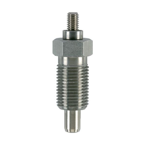 HALDER インデックスボルト 六角カラー付 ノブなし SUS 呼び寸4ネジ部M8×1長さ7 22110.0244 1個（直送品）