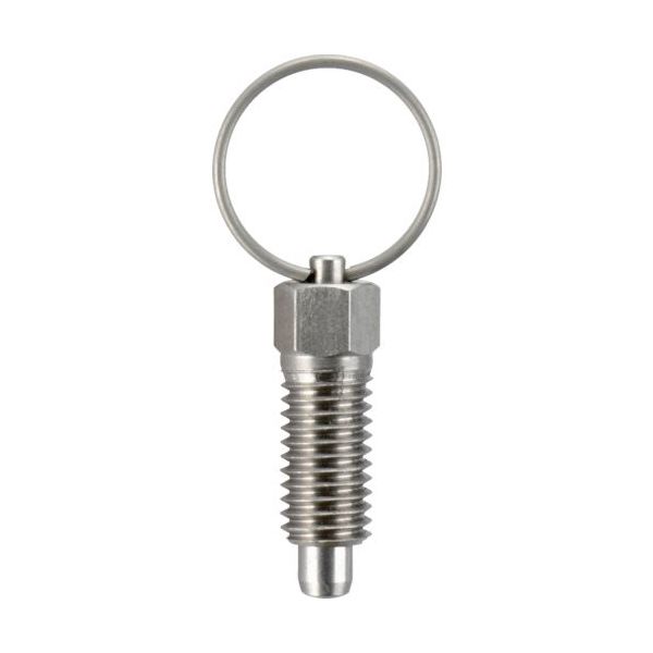 ロームヘルド・ハルダー HALDER インデックスボルト リング付 ホールド機構無 SUS 呼び寸4 本体M6 22120.0774 1個（直送品）