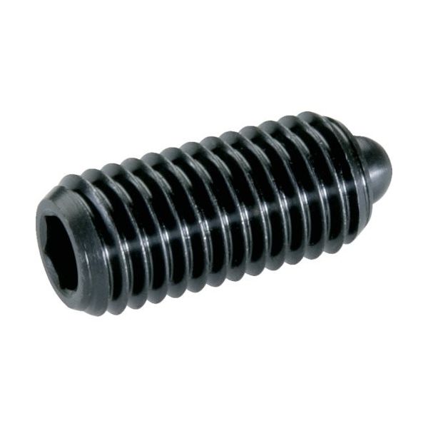 HALDER スプリングプランジャ スラストピン、六角穴付インチ快削鋼 ボール径0.374 2B030.0053 1個（直送品）