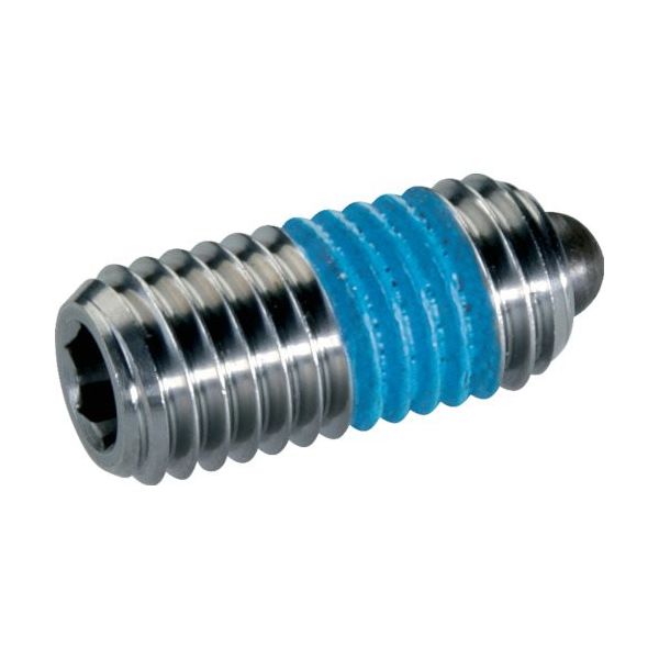 HALDER スプリングプランジャ スラストピン、六角穴付インチステン ボール径0.119 2B030.0344 1個（直送品）