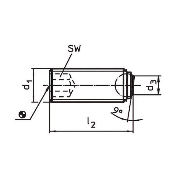 ロームヘルド・ハルダー HALDER Tグリップ メネジ付(止り穴) 24512.0120 1個 122-1124（直送品）