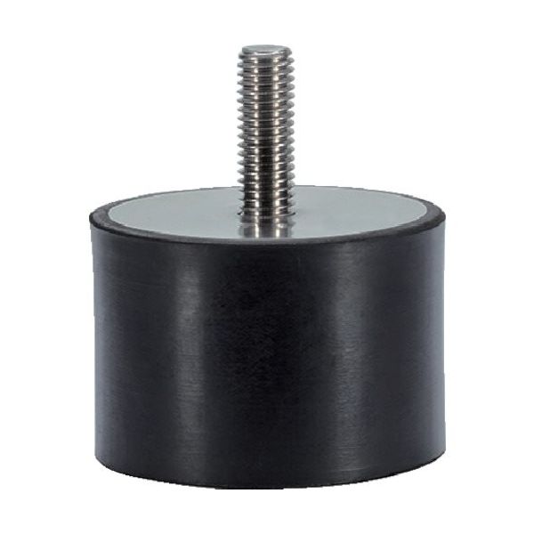 ロームヘルド・ハルダー HALDER ゴム バッファー 円筒形 オネジ付 25150.0471 1個 105-8886（直送品）