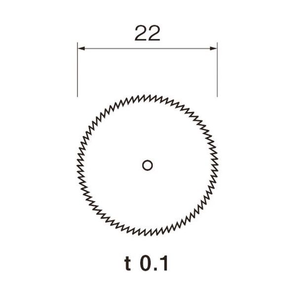 日本精密機械工作 リューター 精密加工用スチールカッターC2022 C2022 1袋(5枚) 128-3635（直送品）