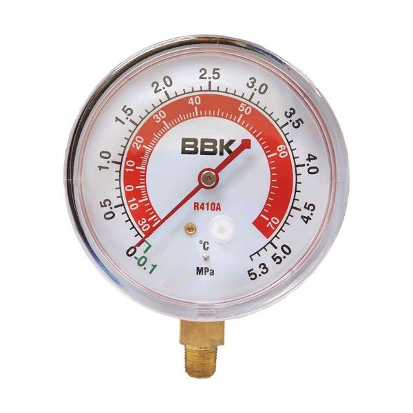 BBKテクノロジーズ BBK 高圧連成計 (R410A) 80φ RGBH-80 1個 157-4071（直送品）