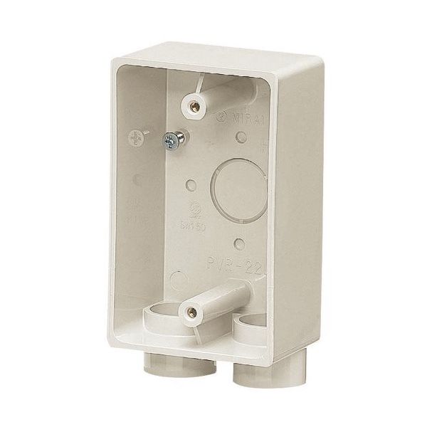 未来工業 未来 露出スイッチボックス PVRー22UM 1個 229-3506（直送品）