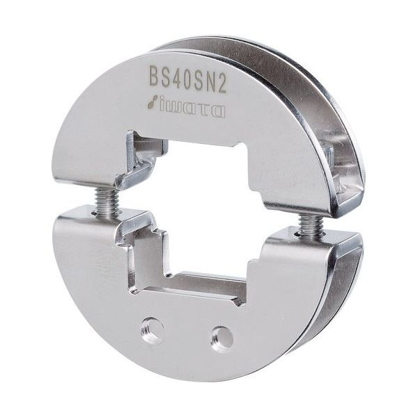 岩田製作所 IWATA 角シャフト用 2ネジ穴付 SUS304 BS10SN2 1個 223-0793（直送品）