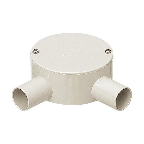 未来工業 未来 露出用丸形ボックス(平蓋) PVM28