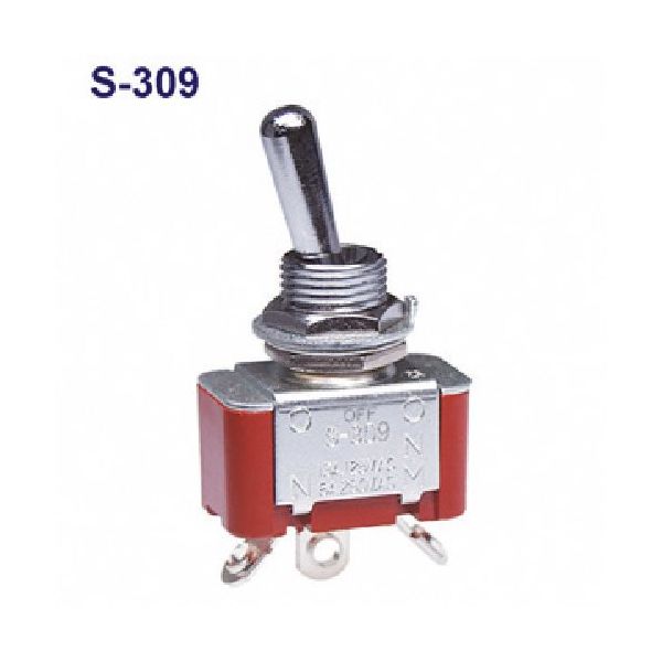 NKKスイッチズ 小型トグルスイッチ S-33-J 1個 183-1601（直送品）