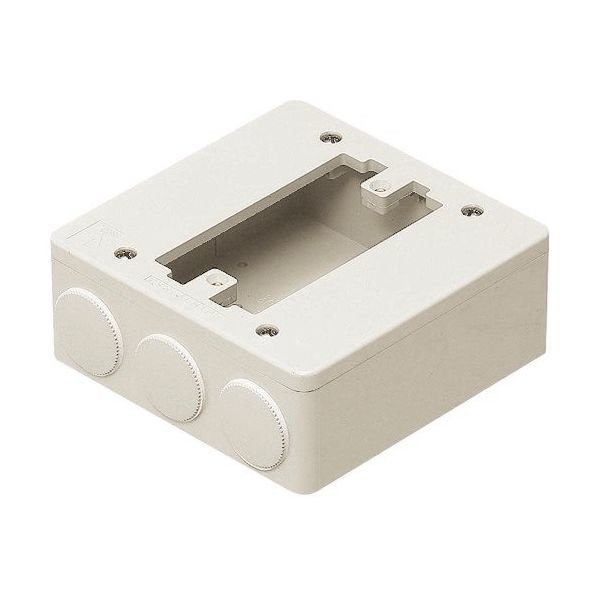 未来工業 未来 PVKボックス(器具用) PVKーALN1PKM 1個 229-2976（直送品）