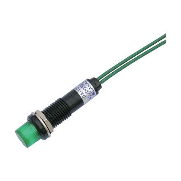 坂詰製作所 サカズメ LED表示灯 DAー10TPBL (AC/DC100V接続)φ10緑 DA-10TPBL-AC/DC100V-G 1個（直送品）