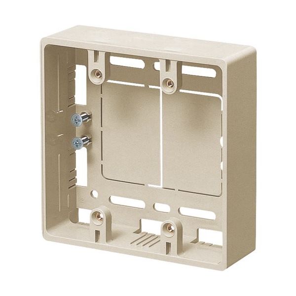 未来工業 未来 モール用スイッチボックス2ヶ用 MSB-2J 1個 204-5958（直送品）