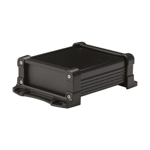 タカチ電機工業 タカチ フランジ足付アルミケース アルミパネルタイプ ブラック EXPF9-4-10BB 1台 202-0825（直送品）