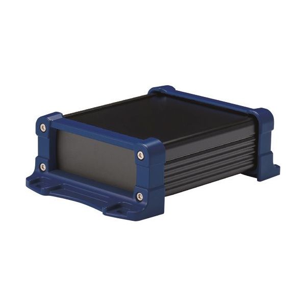 タカチ電機工業 タカチ フランジ足付アルミケース アルミパネルタイプ ブラック/ネイビー EXPF9-5-13BN 1台 202-4024（直送品）