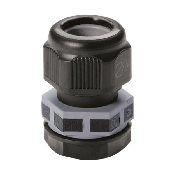 タカチ電機工業 タカチ シームレス型ケーブルグランド ブラック/グレー THA450-16LB 1個 197-0184（直送品）