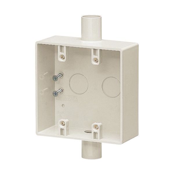 未来工業 未来 露出スイッチボックス SW2-14WM 1個 205-1490（直送品）