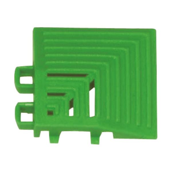 ミヅシマ工業 ミヅシマ ネパックマット コーナー グリーン 421-0120 1個 175-3031（直送品）