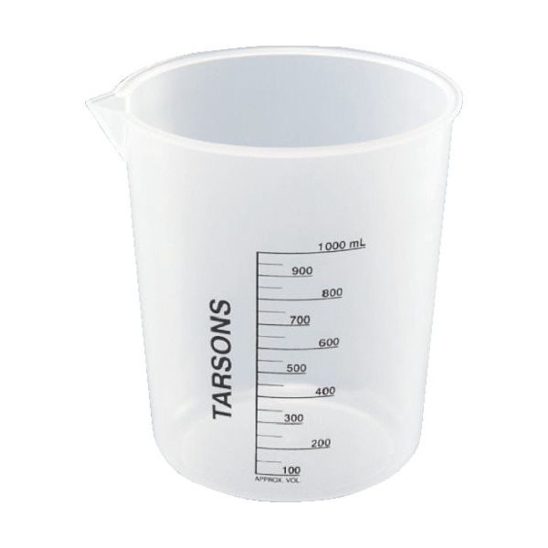 TARSONS ビーカー PP製 5000ml 421080 1個 134-4611（直送品）