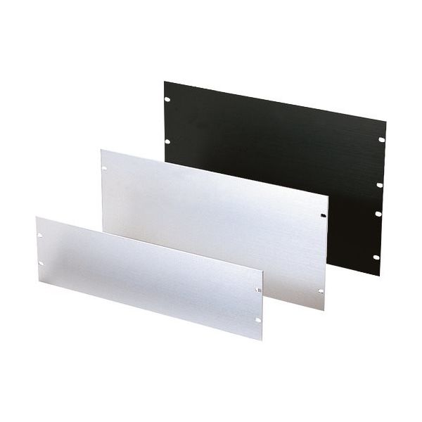 タカチ電機工業 タカチ EIAアルミラックパネル ヘアライン黒アルマイト AP-44B 1枚 196-8276（直送品）