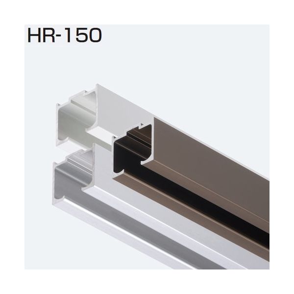アトムリビンテック ATOM ソフトクローズ・折戸用兼用レール HRー150 シルバー 1800mm 072711 1本 434-9095（直送品）
