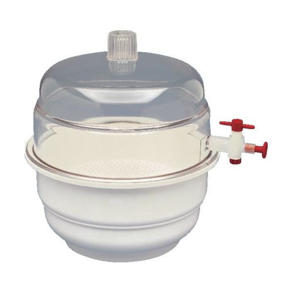 TARSONS 真空デシケーター(ストップコック付) 径200mm 402020 1個 136-6715（直送品）