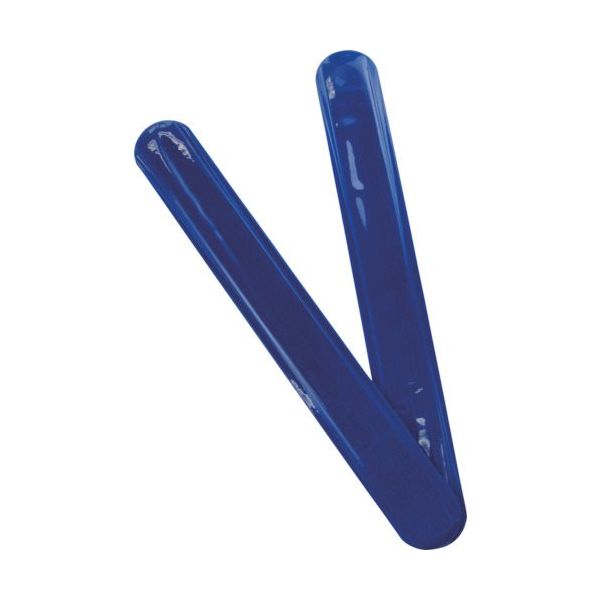 ミズケイ 反射リストバンド<ブルー>2個入 3205504 1組(2本) 128-6000（直送品）