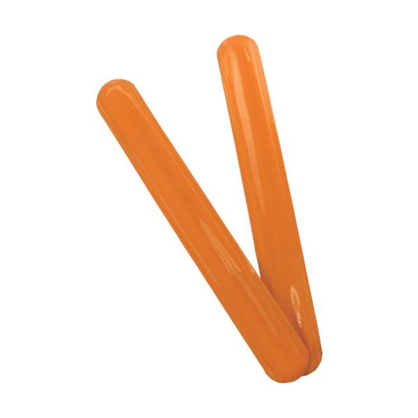 ミズケイ 反射リストバンド<オレンジ>2個入 3205506 1組(2本) 128-5999（直送品）