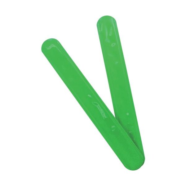 ミズケイ 反射リストバンド<グリーン>2個入 3205507 1組(2本) 128-6002（直送品）