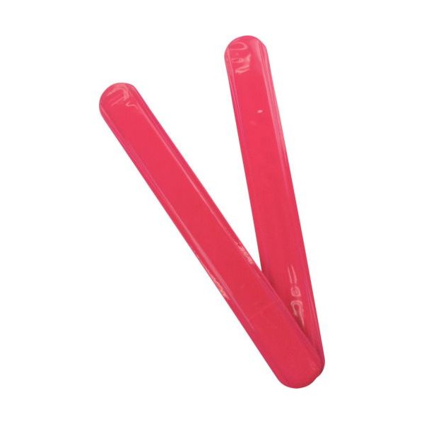 ミズケイ 反射リストバンド<ピンク>2個入 3205510 1組(2本) 128-5996（直送品）