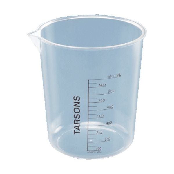 TARSONS ビーカー TPX製 500ml 422030 1個 134-2989（直送品）