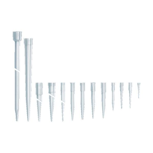 TARSONS ラック入りマイクロチップ(滅菌済)PP製 200μl 目盛付・黄 522101-Y 1袋(960個) 174-8100（直送品）