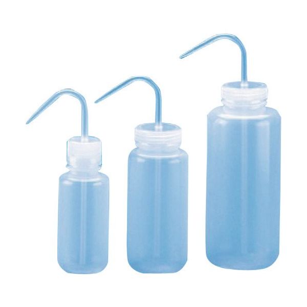 TARSONS 広口洗浄瓶 LDPE製/蓋:PP製 1000ml 青色 560091-B 1個 174-8101（直送品）