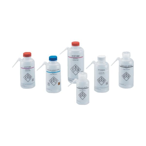 TARSONS 薬品識別洗浄瓶(側面注出口) 500ml Acetone 562200 1個 134-6219（直送品）