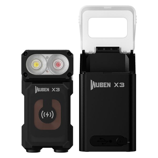 WUBEN フラッシュライト ブラック X3-BK 1個（直送品） - アスクル