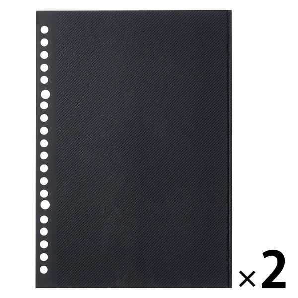 【未使用品】無印良品　アルミコートフリー台紙アルバム　3冊+リフィル5枚×4袋 綿麻増やせる アルミコート フリー台紙アルバム用フリー台紙