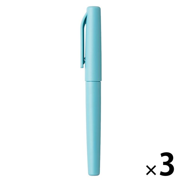 無印良品 水性サインペン さびあさぎ 1セット（1本×3） 良品計画