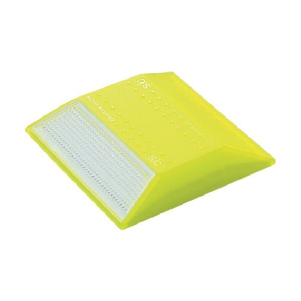 積水樹脂 積水 縁石鋲 ナイトリバーEX CR30S―L―W 本体黄緑 白片面反射タイプ 1個 404-4773（直送品）