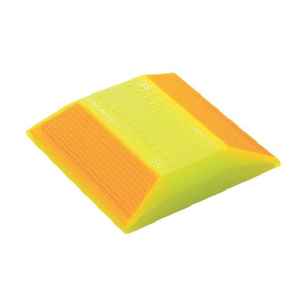 積水樹脂 積水 縁石鋲 ナイトリバーEX CR30W―L―YY 本体黄緑 黄黄両面反射タイプ 1個 404-4768（直送品）