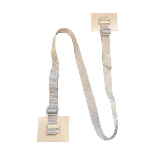 家具・書庫転倒防止粘着金具 ティープレートベルトタイプハイロング2個入り 強度約360kg(2個使用時) TPB-7090GLL（直送品）