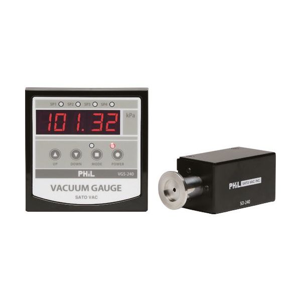 佐藤真空 佐藤 絶対圧真空計 VGS-240 1台 337-2586（直送品）