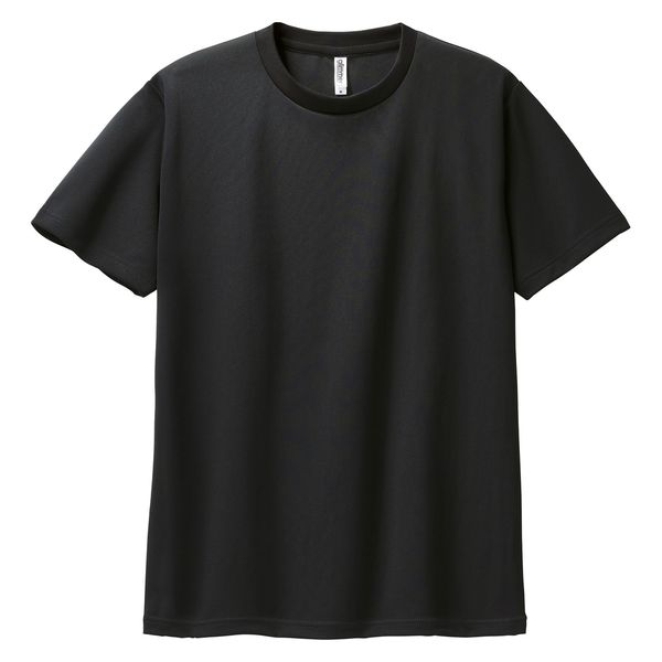 Tシャツ カットソー 制服 ユニフォーム トムス TOMS 無地 4.4oz ドライTシャツ 00300-ACT  ブラック L 1袋（10枚） オリジナル