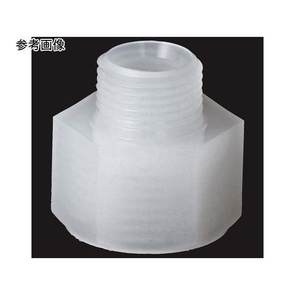 アズワン TEFEN PVDF ネジ継手 アダプター R1/8×Rc3/8 67-3080-83 1個（直送品）