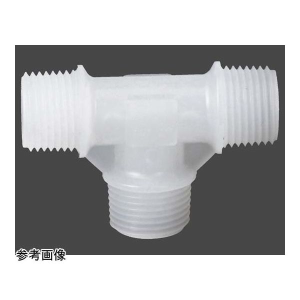 アズワン TEFEN PVDF ネジ継手 チーズ R1/8 67-3081-45 1個（直送品）