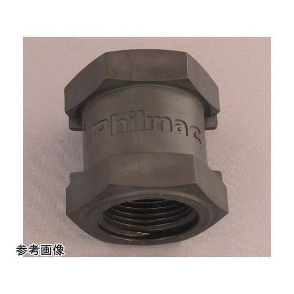 アズワン PP ネジ継手 ポリソケット Rc1/2 67-3082-44 1個（直送品）