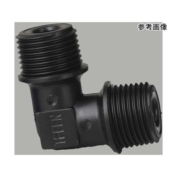 アズワン TEFEN PP ネジ継手 エルボ R1/4 67-3082-78 1個（直送品）