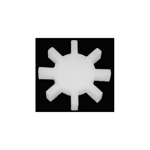 アイシス PTFE 超磁回転子 歯車型(ネオジム) 最大幅×厚み:40×8mm 2個入 67-3146-85 1袋(2個)（直送品）