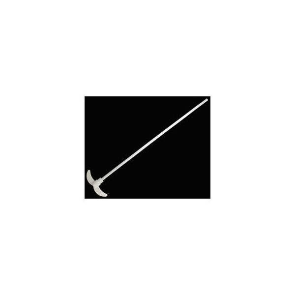 アイシス PTFE羽根付き撹拌棒 全長400mm 67-3146-63 1個（直送品）