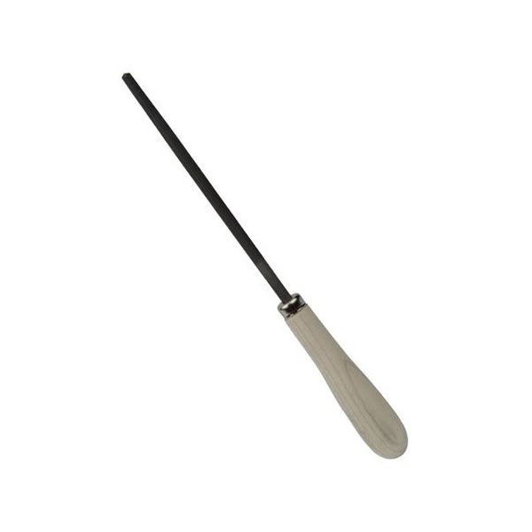 アズワン ホーム鉄工ヤスリ 木柄付 丸 67-4564-76 1個（直送品）