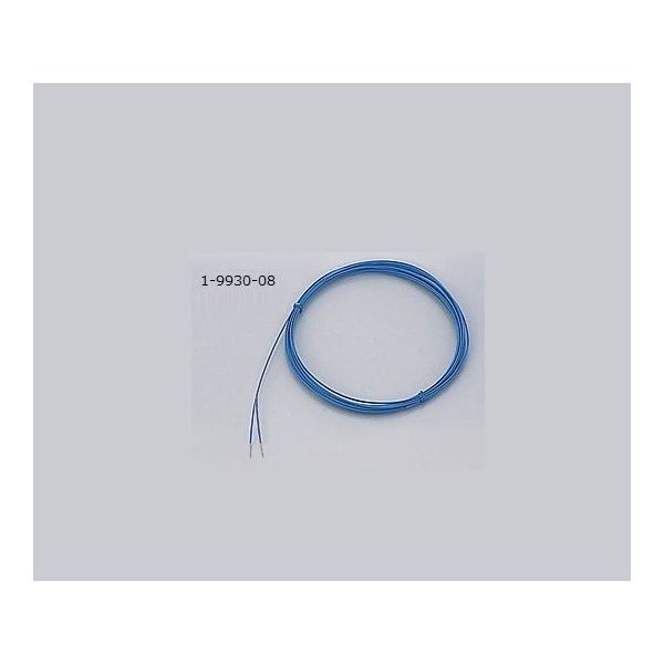 アズワン 被覆熱電対(デュープレックス) テフロンR被覆 素線 5m 英語版校正証明書付 DJ-K-BL-5m 1個（直送品）